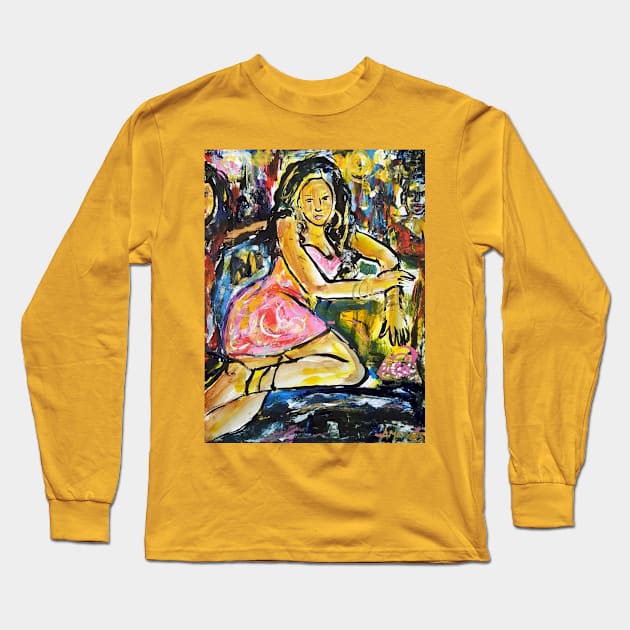 Club Queens Long Sleeve T-Shirt by amoxes